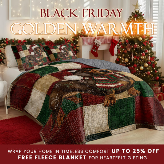 Pajabear Quilt 3-Piece Set Festive Wiener