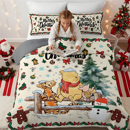 Pajabear Quilt 3-Piece Set Winnie And Friends