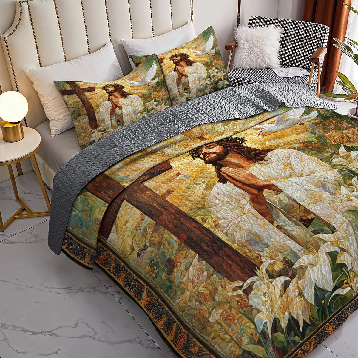 Pajabear Quilt 3-Piece Set Light of Salvation