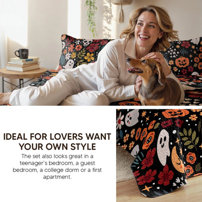 Pajabear Quilt 3-Piece Set Spooky Chic
