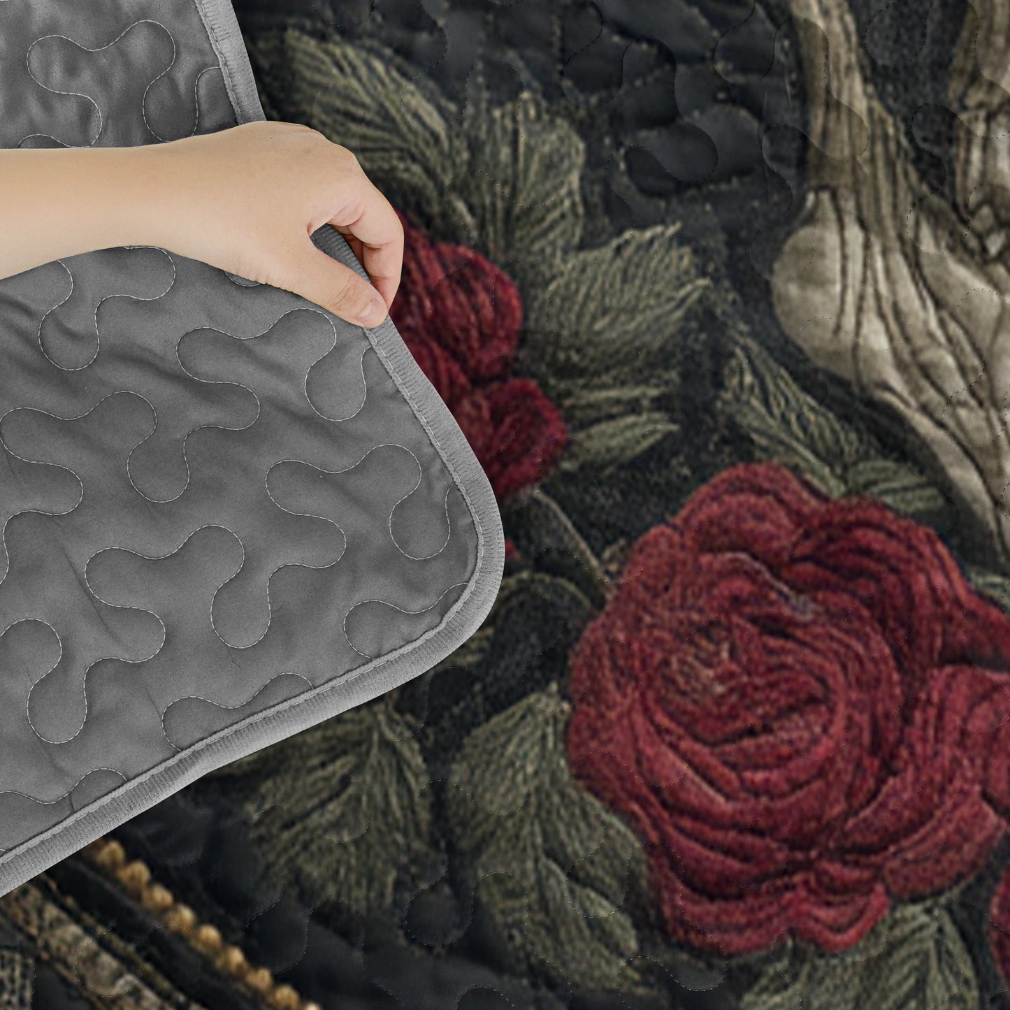 Pajabear Quilt 3-Piece Set Crown of the Fallen King