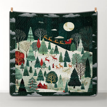 Pajabear Quilt 3-Piece Set Christmas Eve Magic