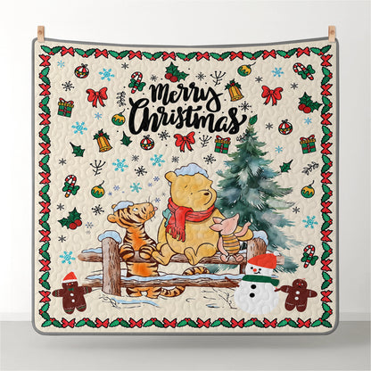 Pajabear Quilt 3-Piece Set Winnie And Friends