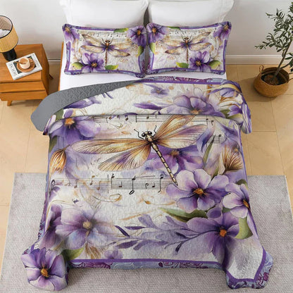 Pajabear Quilt 3-Piece Set Melodic Dragonfly