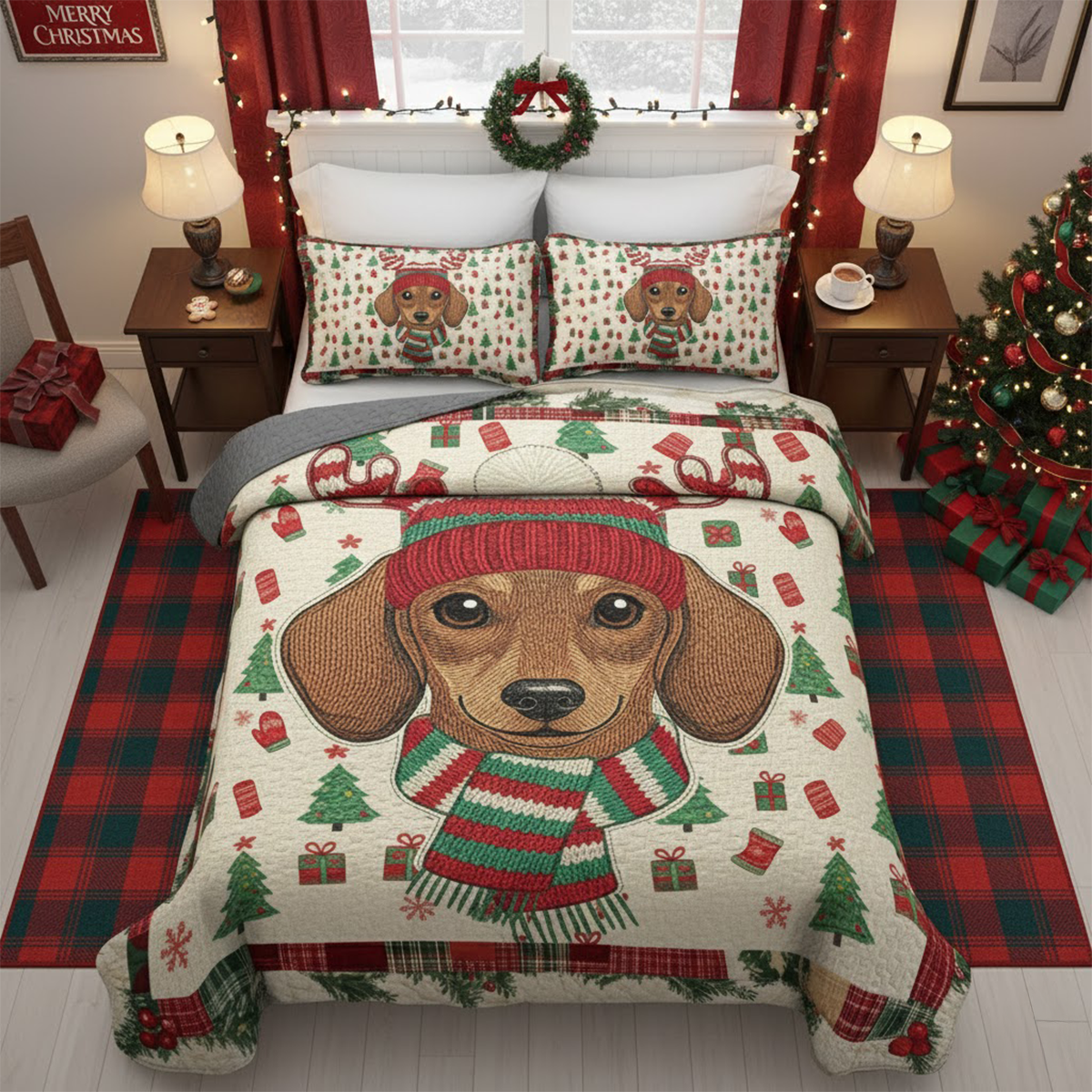 Pajabear Quilt 3-Piece Set Jolly Wiener