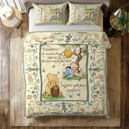 Pajabear Quilt 3-Piece Set Winnie The Pooh Cozy
