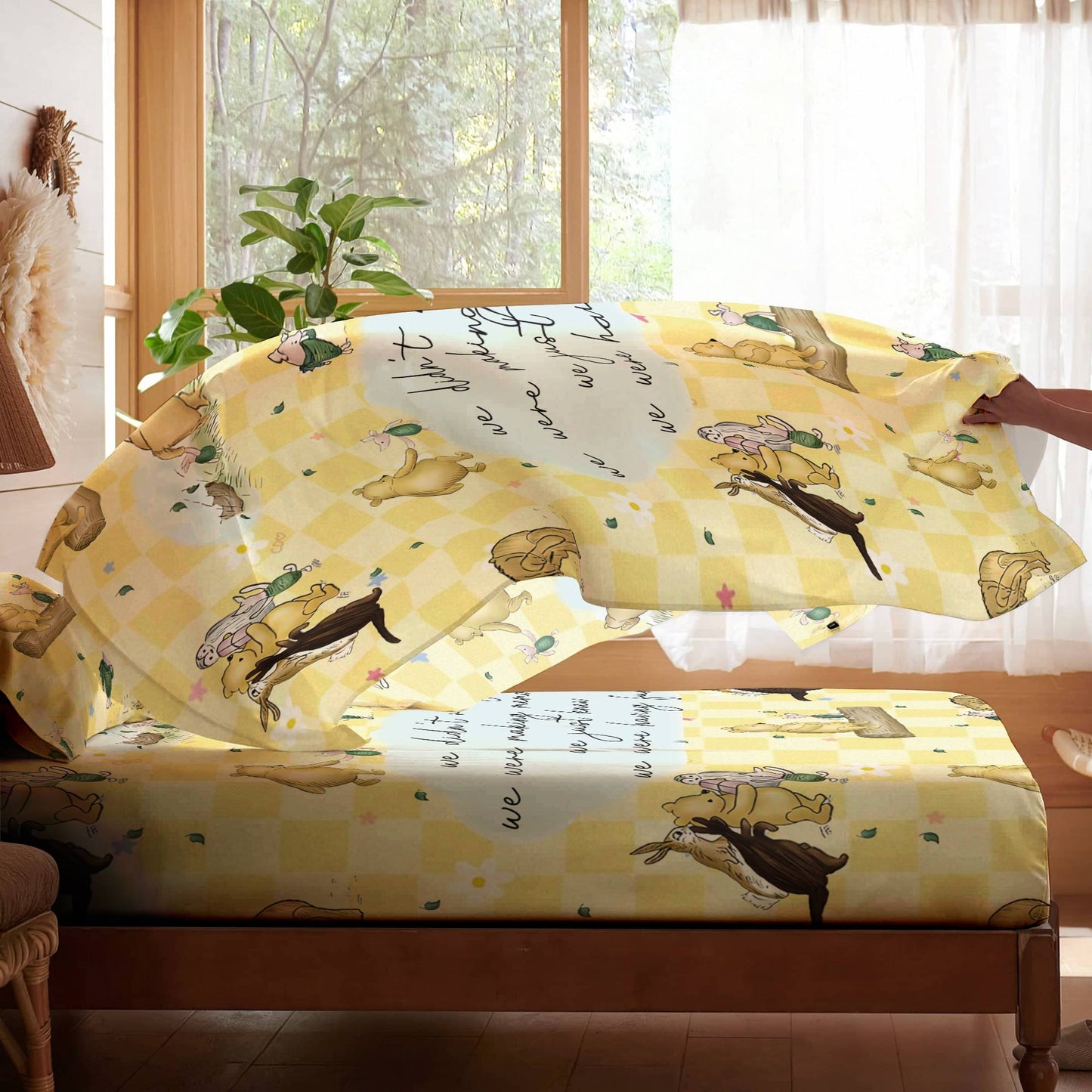 Pajabear 4-Piece Bed Sheet Set Having Fun