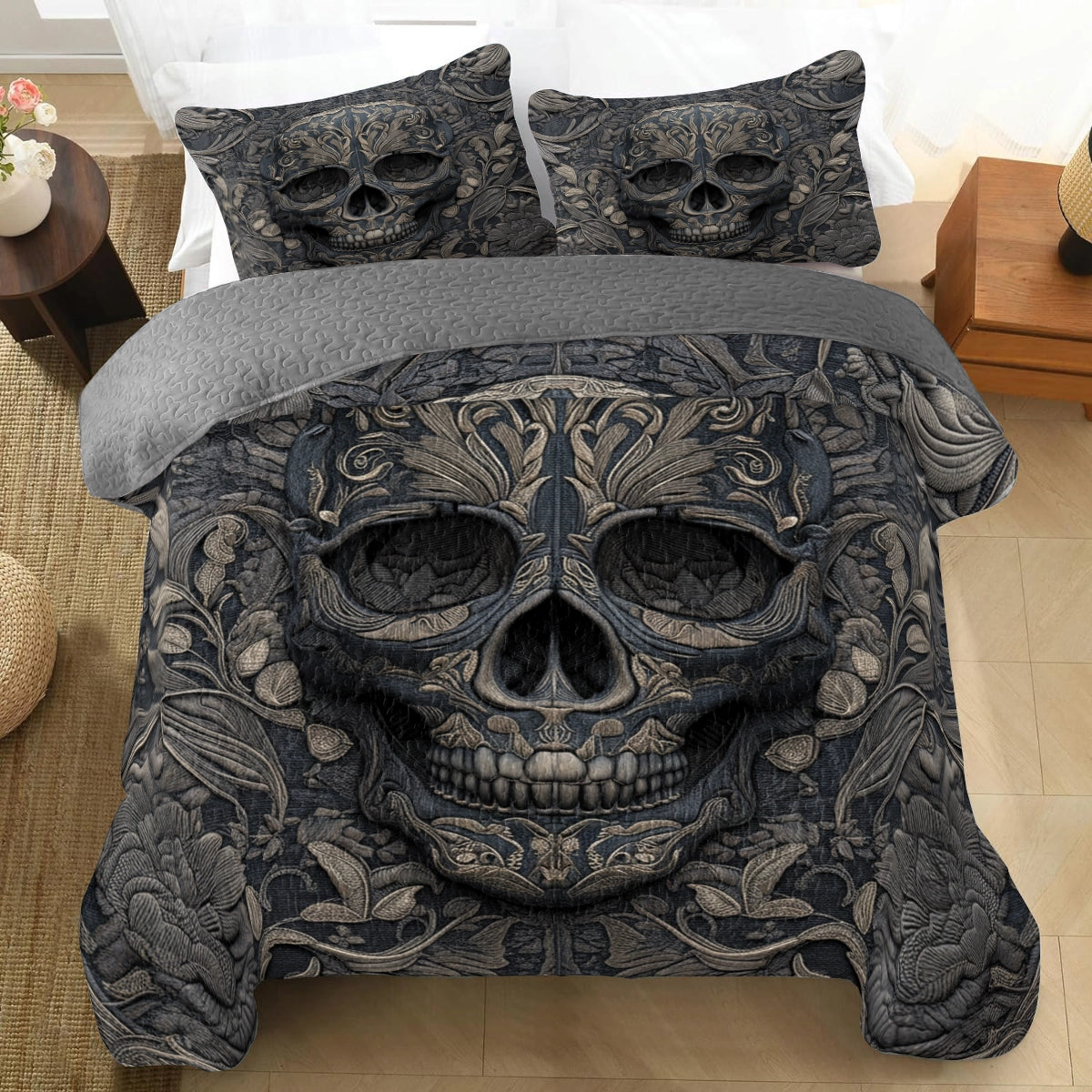 Pajabear Quilt 3-Piece Set Stone Crown of Shadows