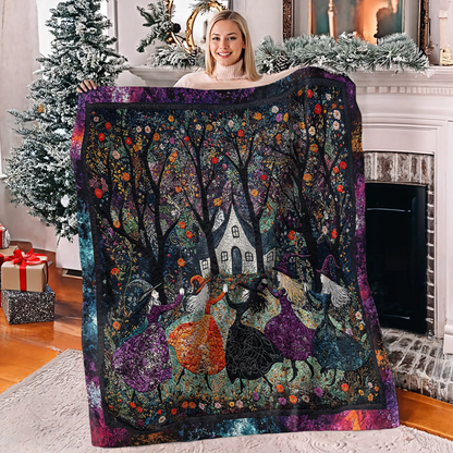 Pajabear Fleece Blanket Beautiful Witchy Woman