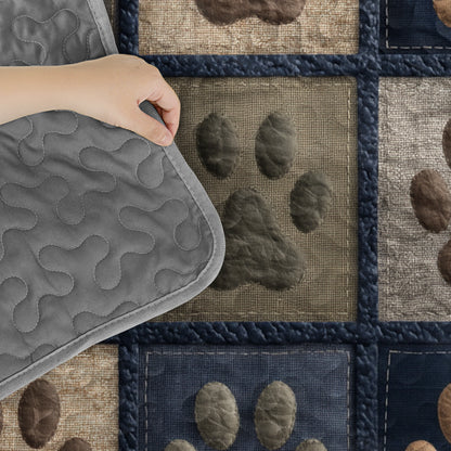 Pajabear Quilt 3-Piece Set Paws of Love