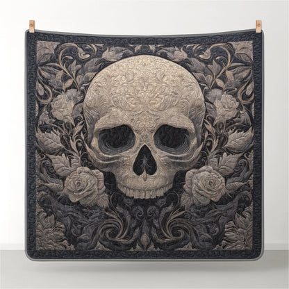 Pajabear Quilt 3-Piece Set Baroque Shadow Skull