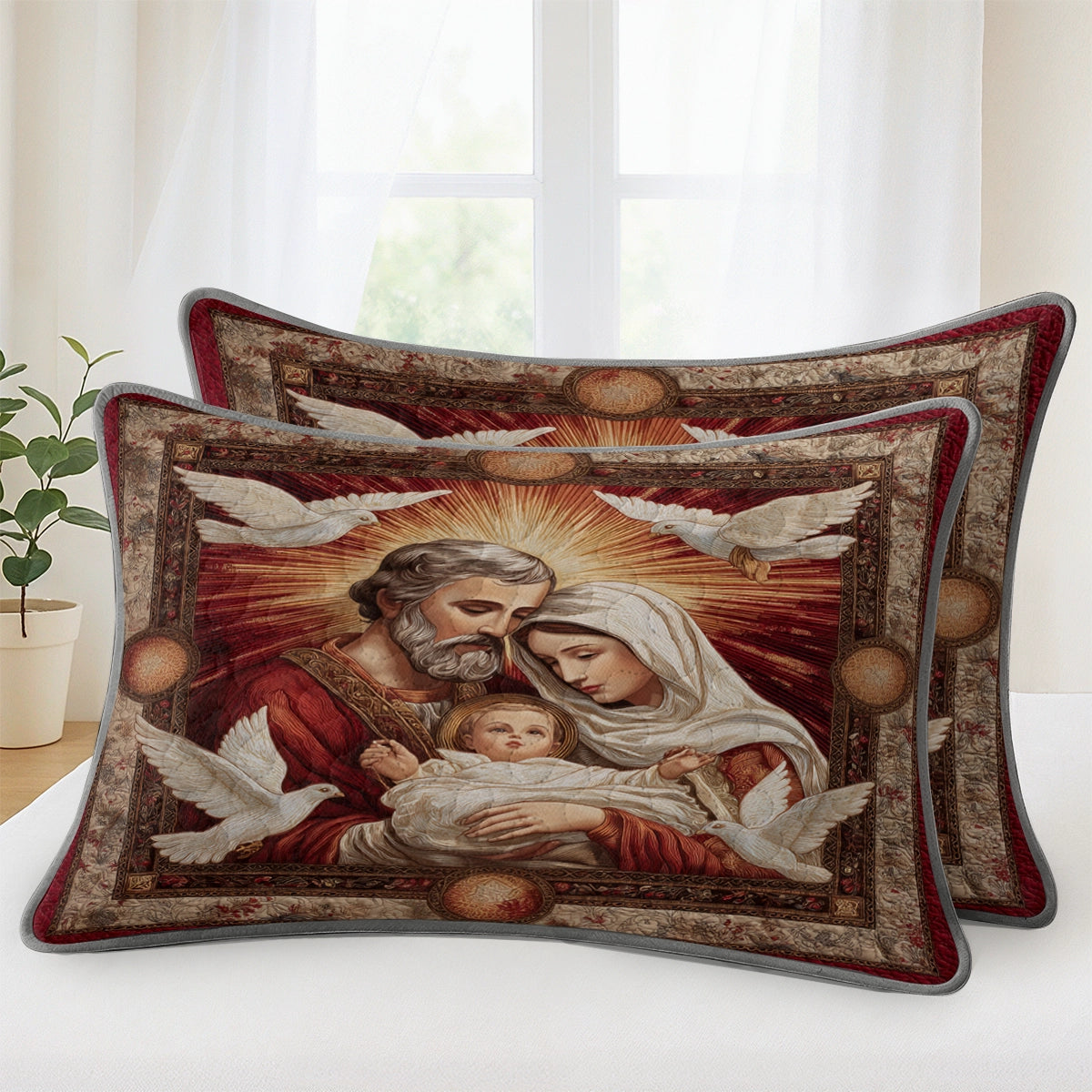 Pajabear Quilt 3-Piece Set Light of the Holy Family