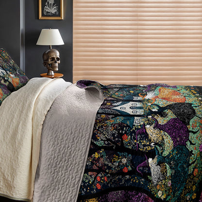 Pajabear Quilt 3-Piece Set Beautiful Witchy Woman
