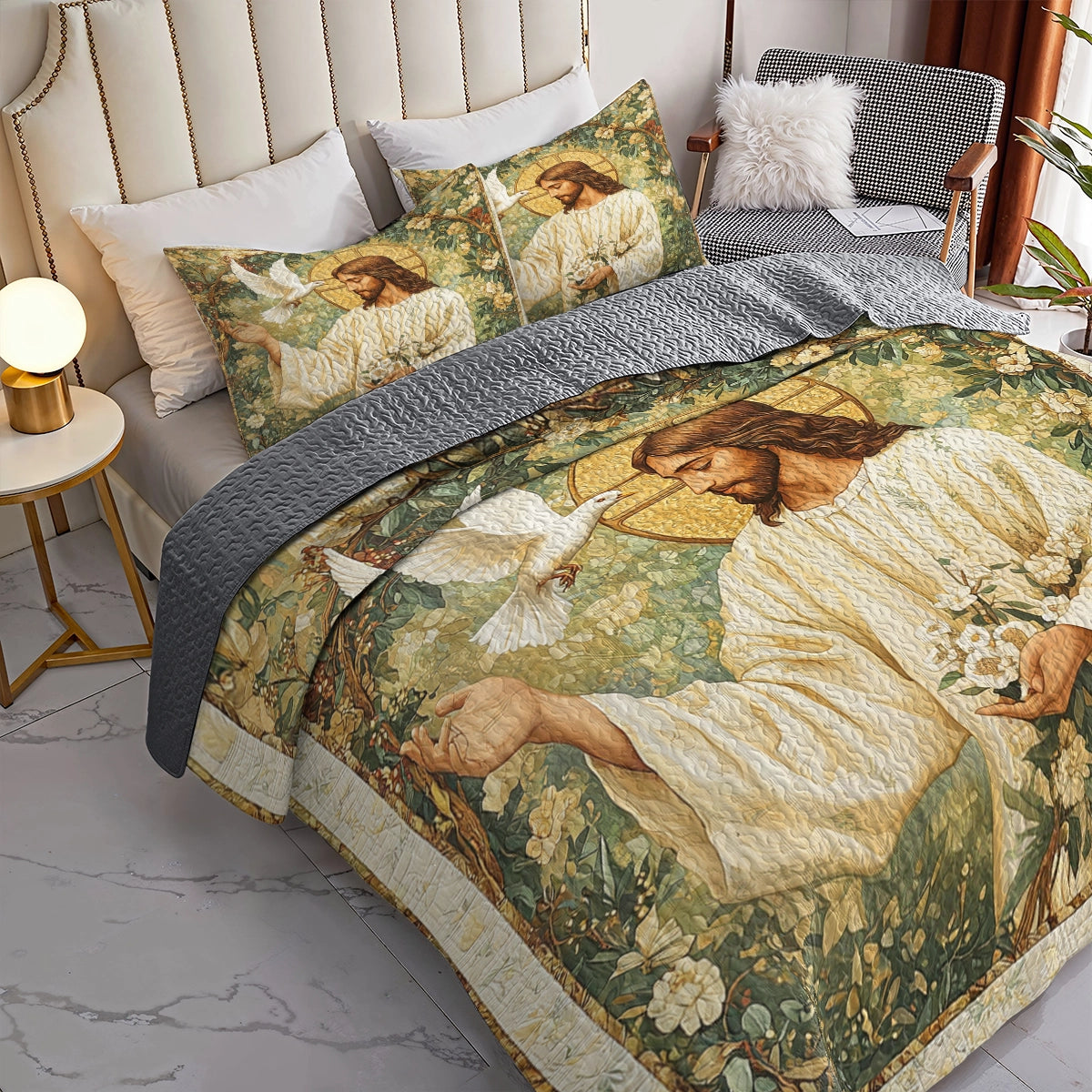 Pajabear Quilt 3-Piece Set Divine Serenity