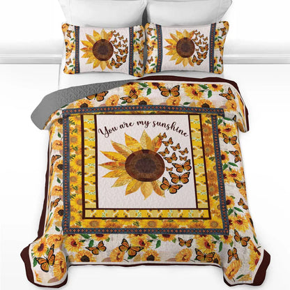 Pajabear Quilt 3-Piece Set You Are My Sunshine