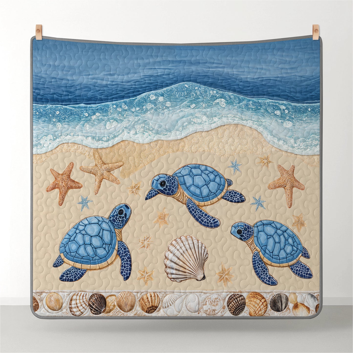 Pajabear Quilt 3-Piece Set Sea Turtle