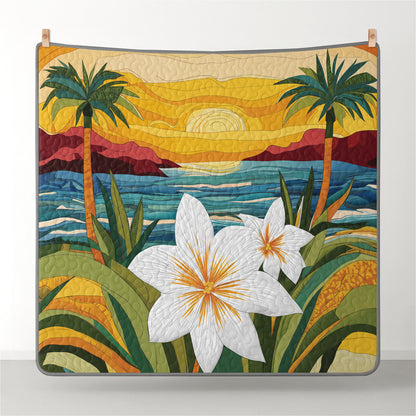 Pajabear Quilt 3-Piece Set Island Lily