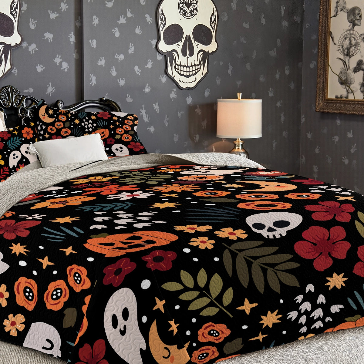 Pajabear Quilt 3-Piece Set Spooky Chic