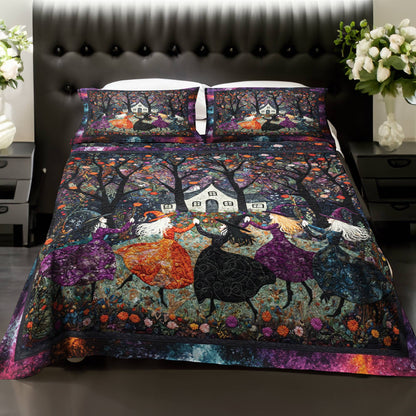 Pajabear 4-Piece Bed Sheet Set Beautiful Witchy Woman