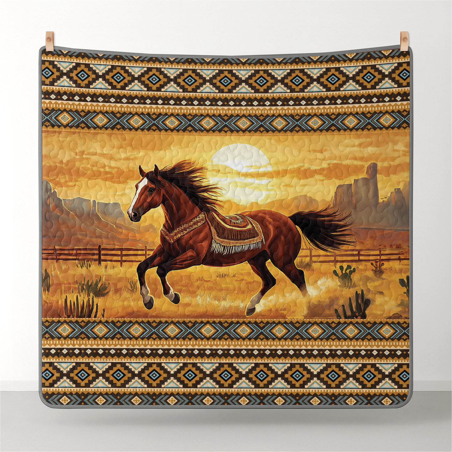 Pajabear Quilt 3-Piece Set Spirit Horse