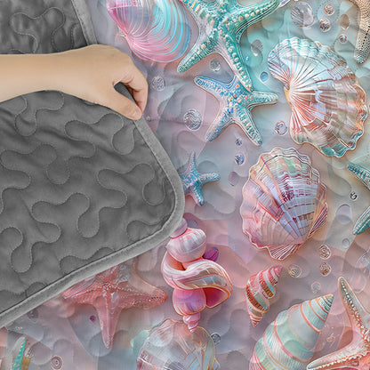 Pajabear Quilt 3-Piece Set Coastal Shell