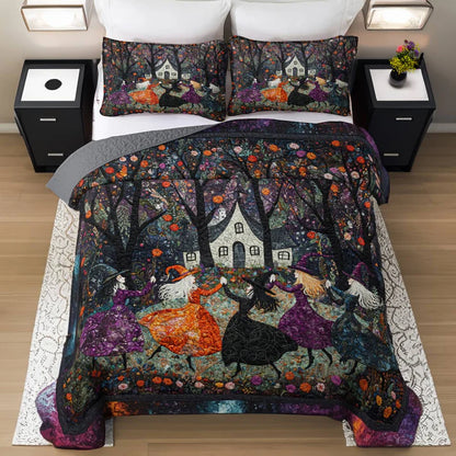 Pajabear Quilt 3-Piece Set Beautiful Witchy Woman