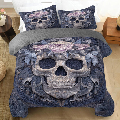 Pajabear Quilt 3-Piece Set Violet Crown of Shadows