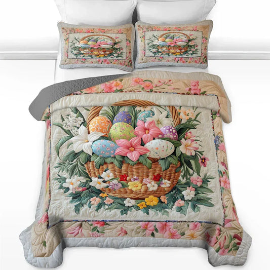 Pajabear Quilt 3-Piece Set Easter Basket Bliss