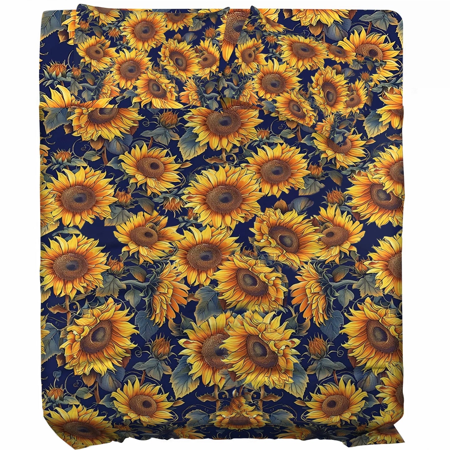 Pajabear 4-Piece Bed Sheet Set - Sunflower Gorgeous Flower
