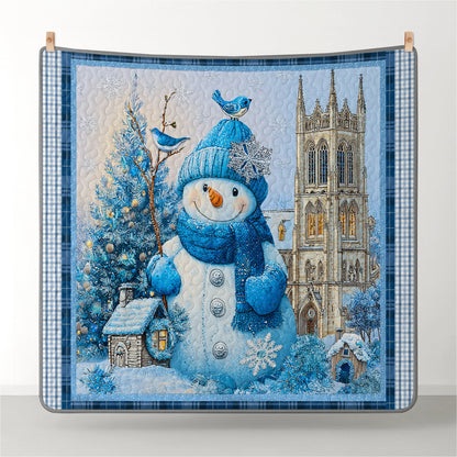 Pajabear Quilt 3-Piece Set Frosty Blue Winter