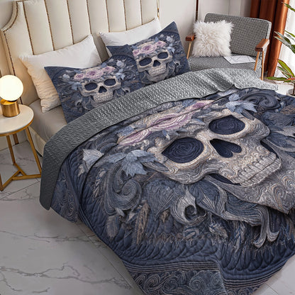 Pajabear Quilt 3-Piece Set Violet Crown of Shadows