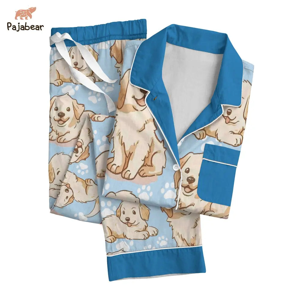Dog Pajabear® Top & Pant Pajama Set Baby Golden Retriever Nl09