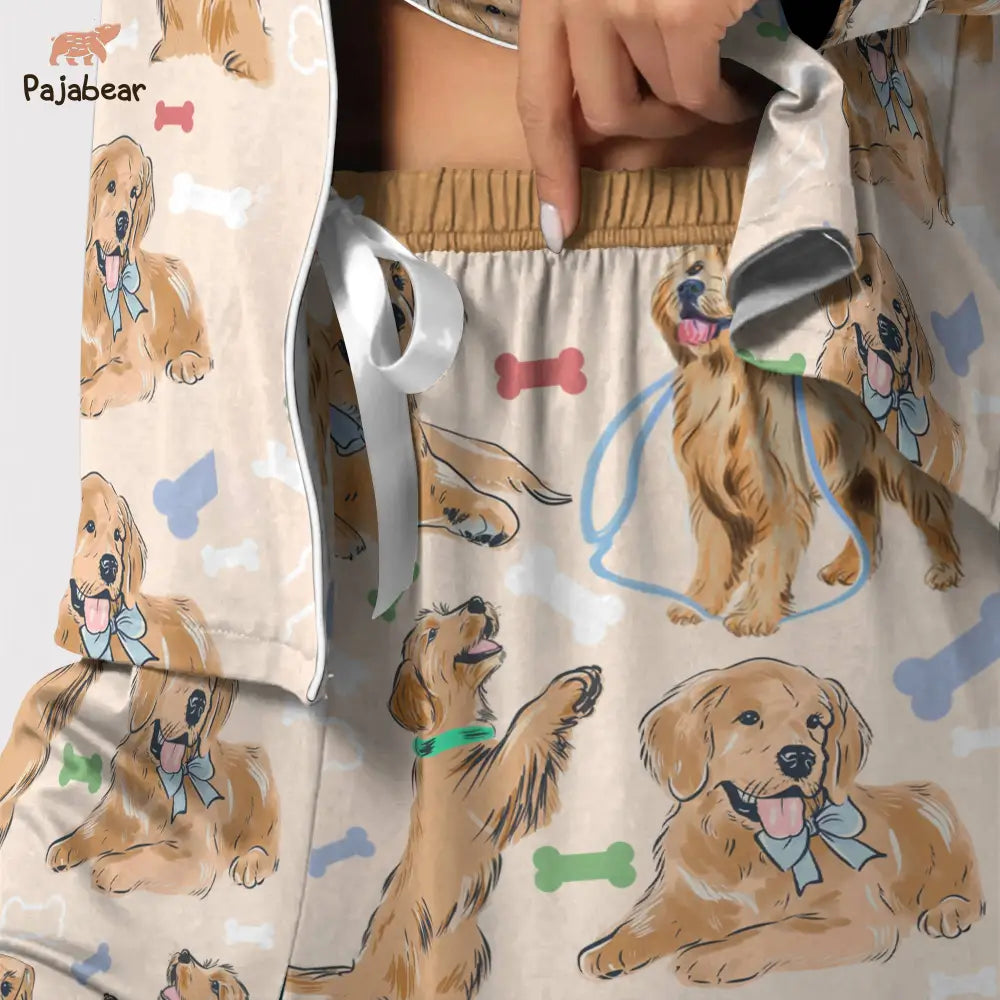 Dog Pajabear® Top & Pant Pajama Set Golden Retriever Nl09