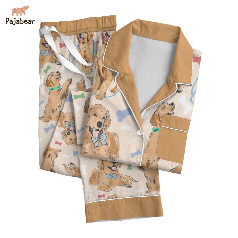 Dog Pajabear® Top & Pant Pajama Set Golden Retriever Nl09