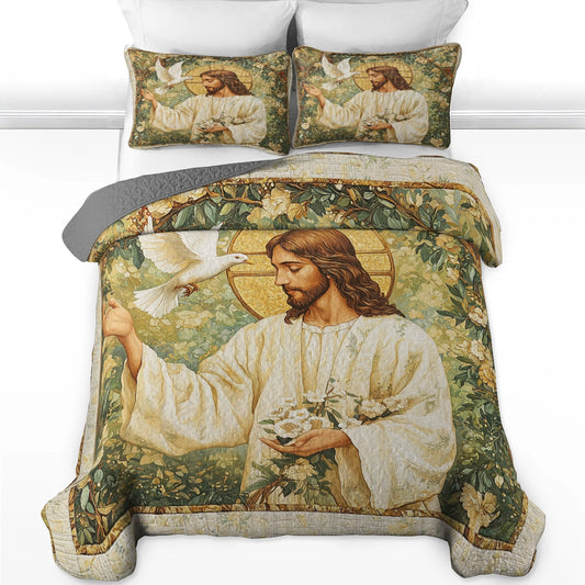 Pajabear Quilt 3-Piece Set Divine Serenity