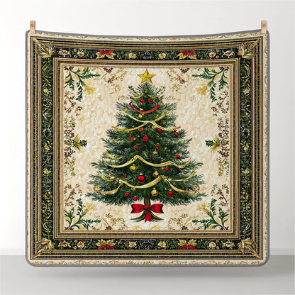 Pajabear Quilt 3-Piece Set Classic Christmas Tree