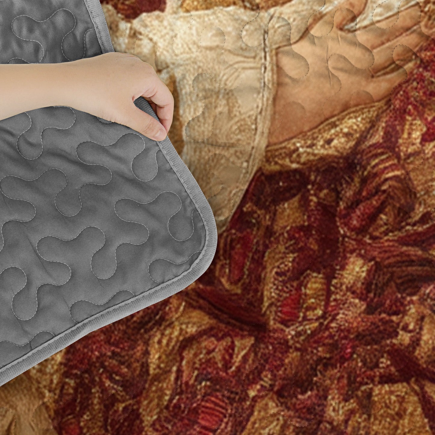 Pajabear Quilt 3-Piece Set Sacred Mother’s Embrace