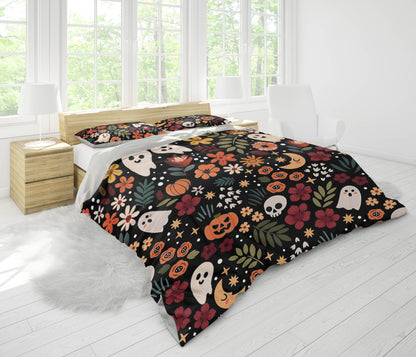 Pajabear 3 Pieces Duvet Cover Set Spooky Chic