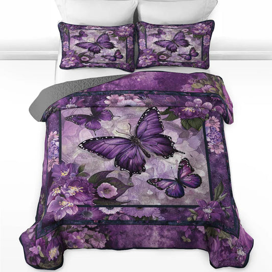 Pajabear Quilt 3-Piece Set Dreamer Butterflies