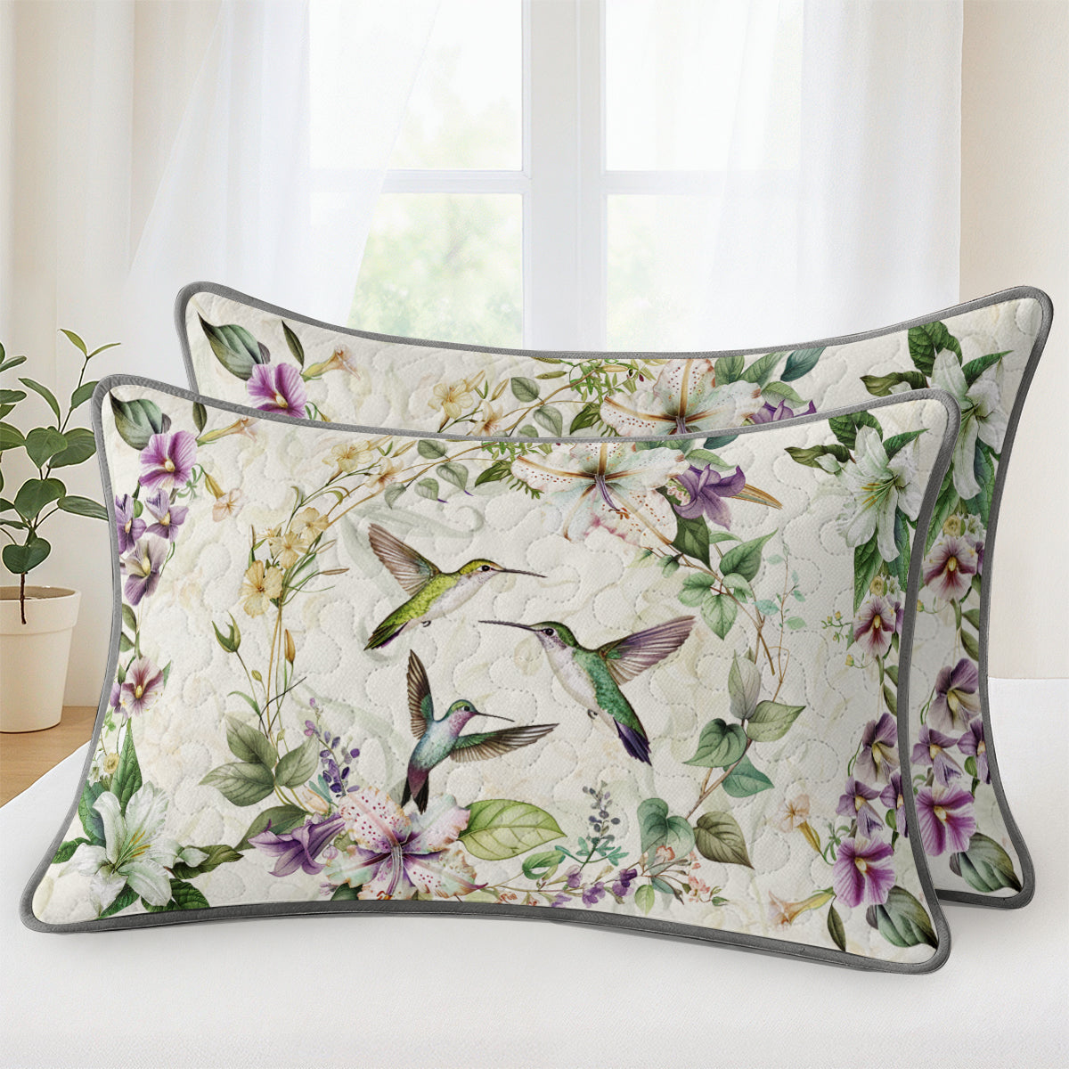 Pajabear Quilt 3-Piece Set Botanical Serenade