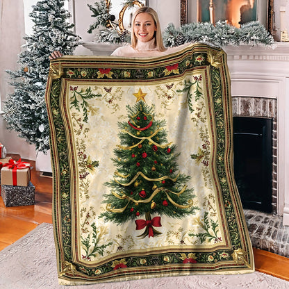 Pajabear Fleece Blanket Classic Christmas Tree