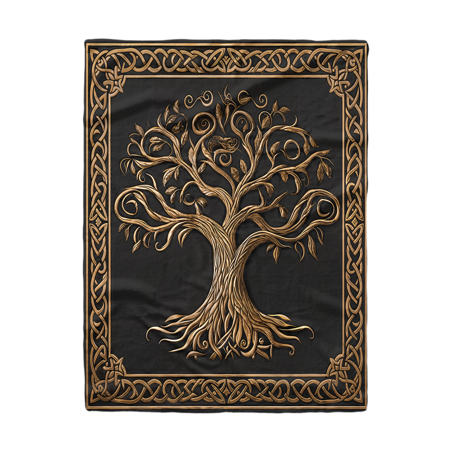 Pajabear Fleece Blanket Celtic Tree