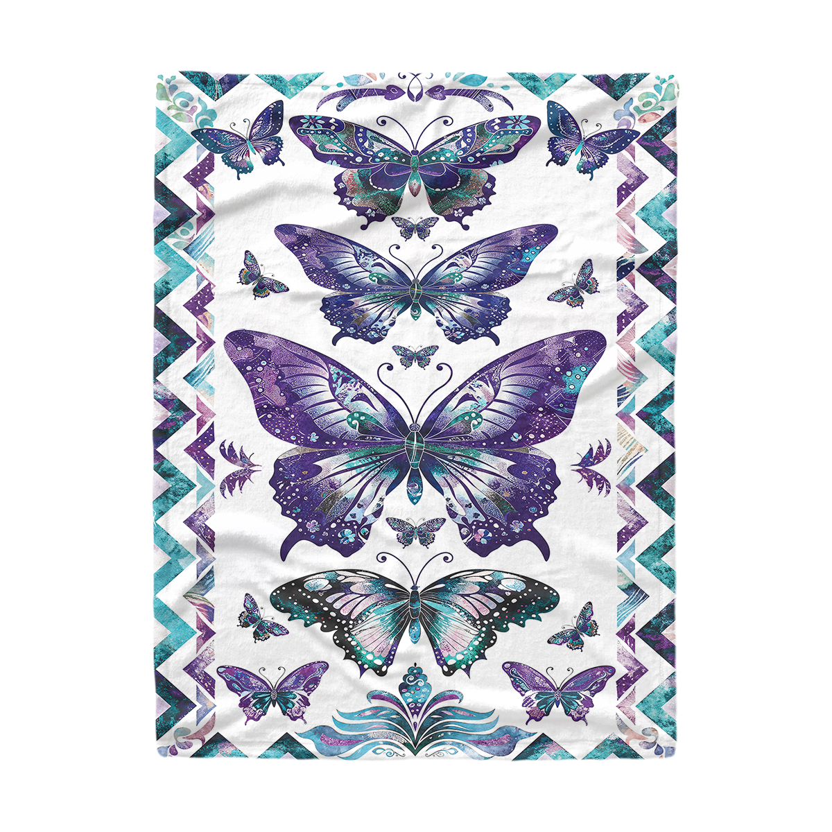 Pajabear Fleece Blanket Mystic Butterfly