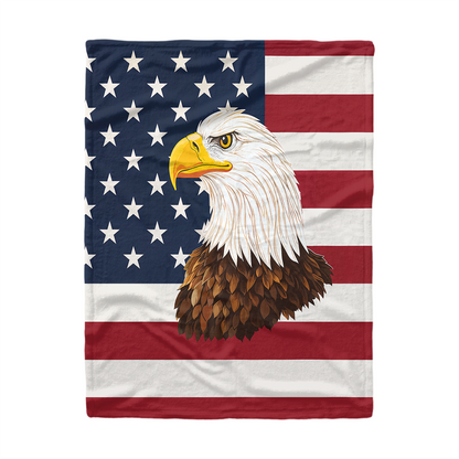 Pajabear Fleece Blanket American Eagle