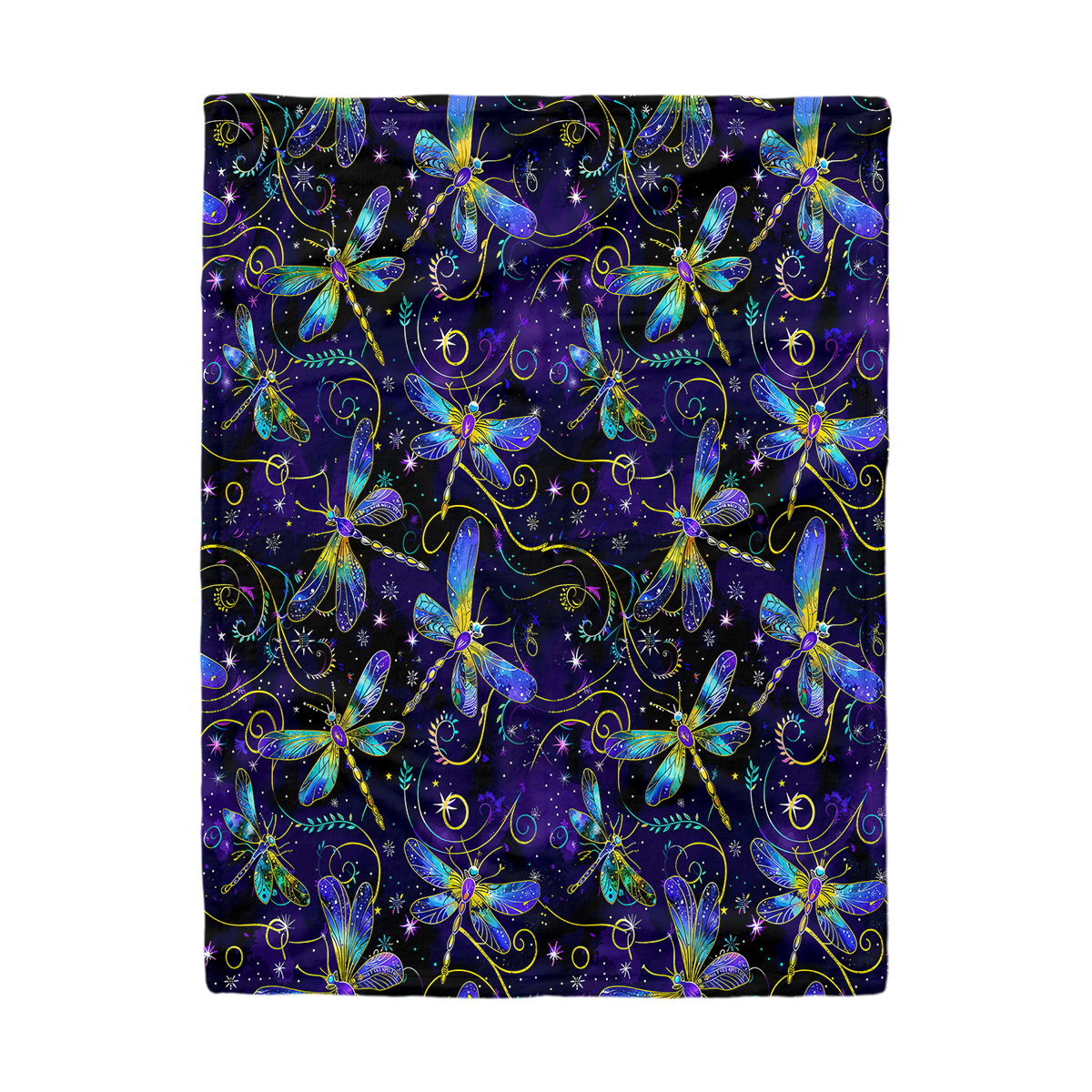 Pajabear Fleece Blanket Nature Dragonflies