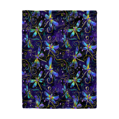Pajabear Fleece Blanket Nature Dragonflies