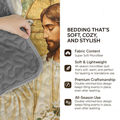 Pajabear Quilt 3-Piece Set Light of the Holy Family