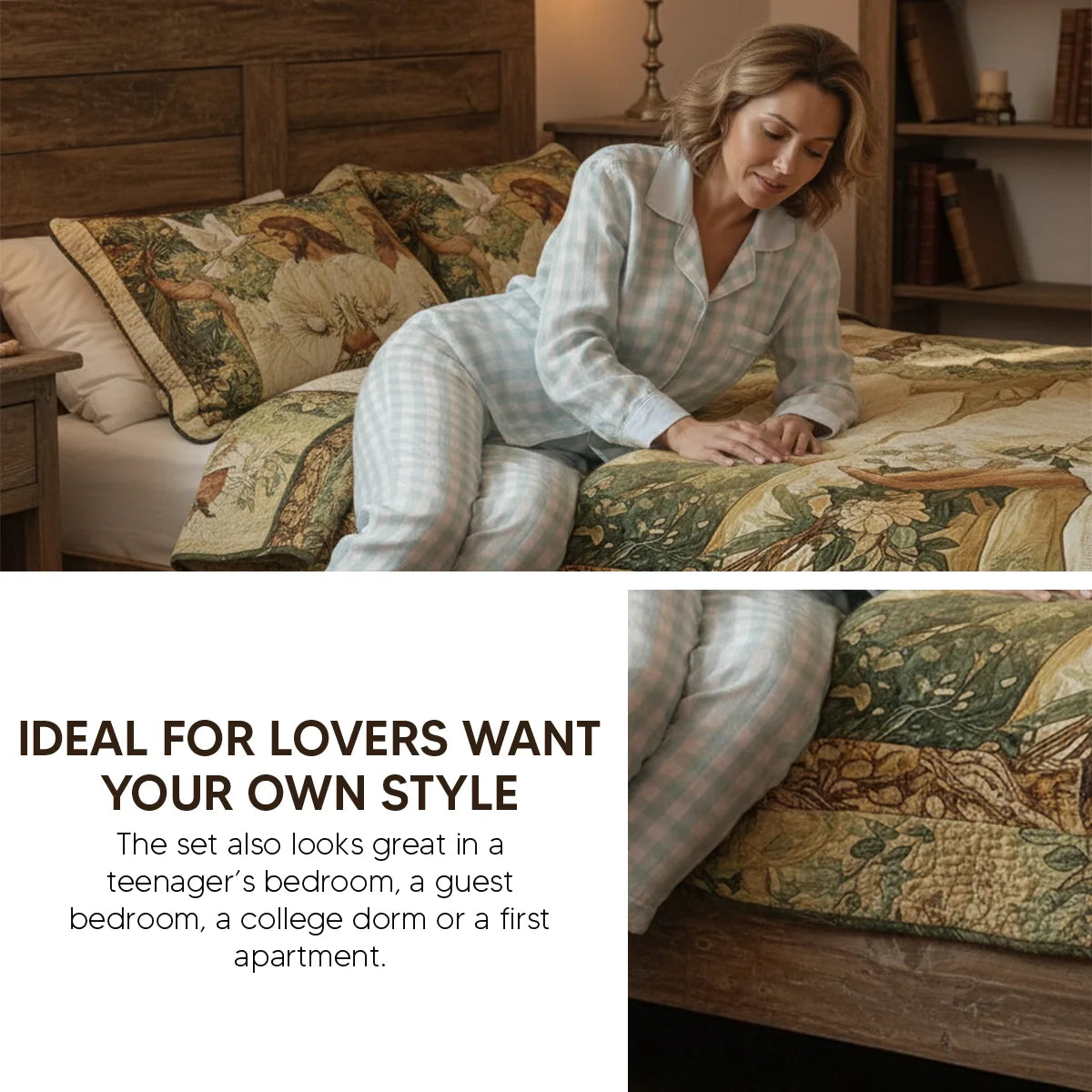 Pajabear Quilt 3-Piece Set Icon of Sacred Light