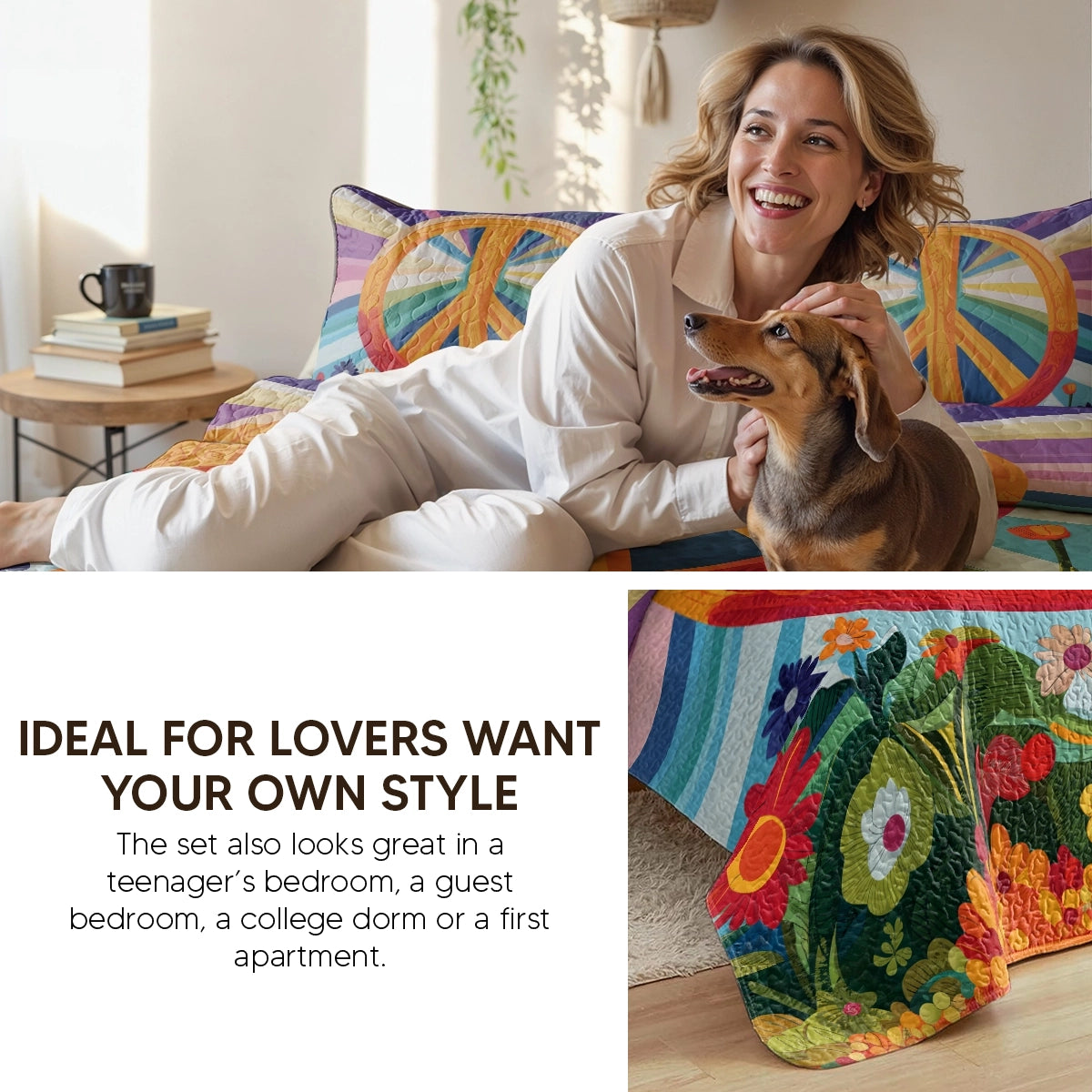 Pajabear Quilt 3-Piece Set Sunshine Radiance