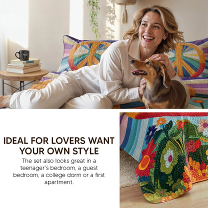 Pajabear Quilt 3-Piece Set Sunshine Radiance